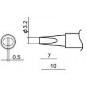 Hakko T12-DL32 Soldering Tip