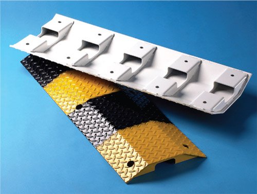 Brady Heavy Duty Speed Humps, 1000mm, Steel, Yellow/Black