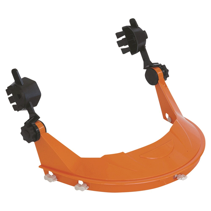 Pro Choice Safety Hard Hat With Browguard Attachment Orange