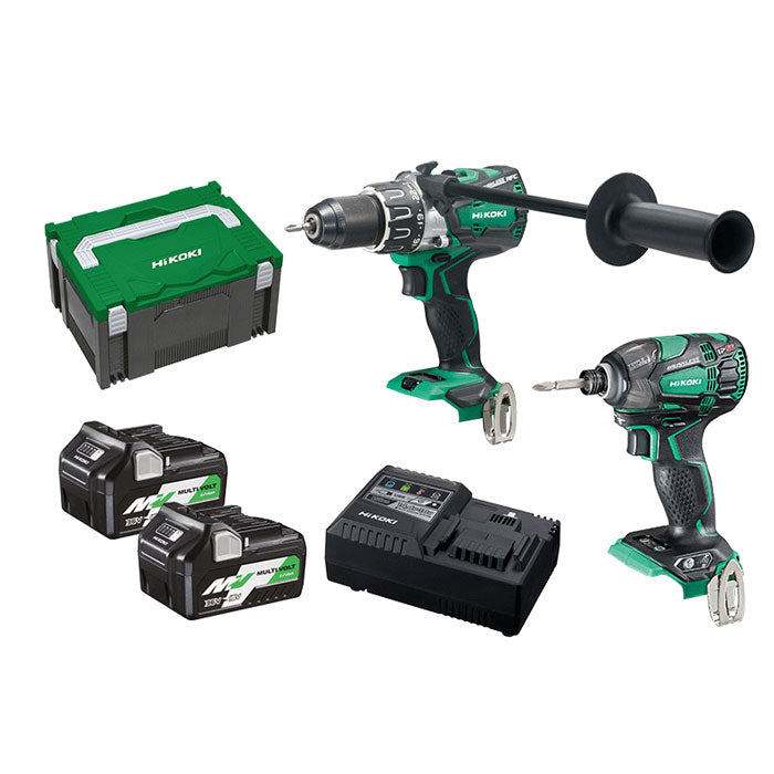 Hikoki 2Pce 18V Brushless Drill / Impact Driver Combo Kit