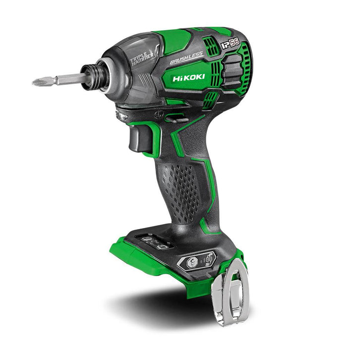 Hikoki 18V Brushless IP56 Triple Hammer Impact Driver - Skin Only