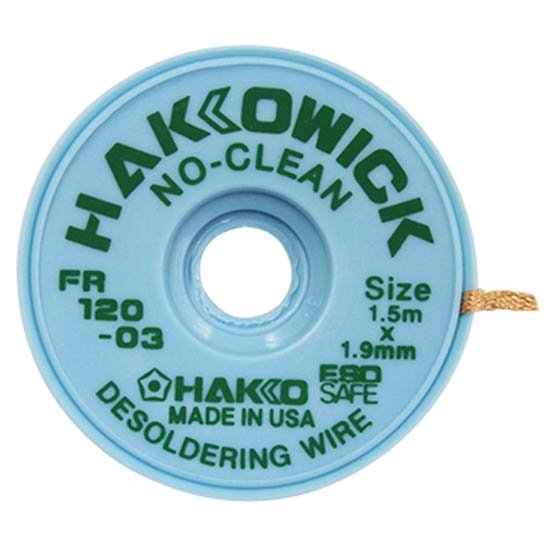 Hakko Wick no clean 1.5m x 1.9mm Desoldering Wire