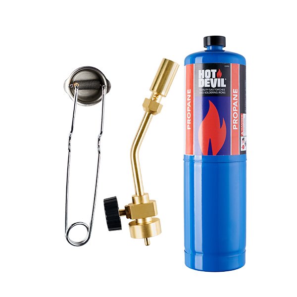 Hot Devil Propane Torch Kit with Hand Sparker