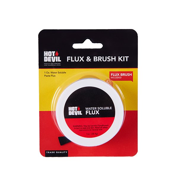 Hot Devil Water Soluble Flux (Includes Brush)