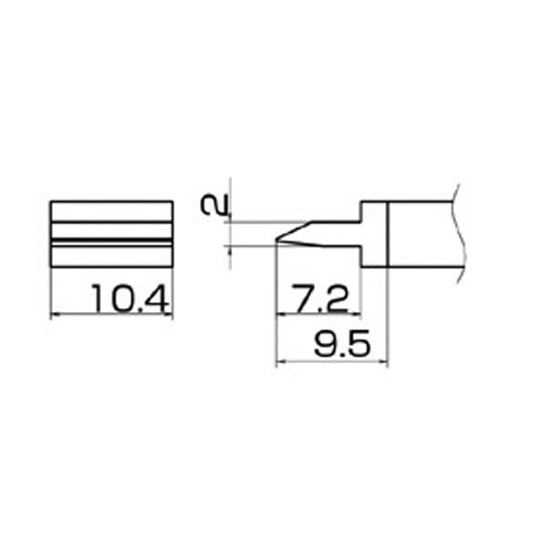 Hakko T12-1401 Soldering Tip