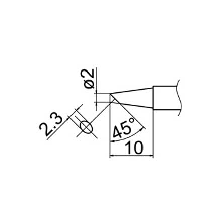 Hakko T12-BC2Z Soldering Tip