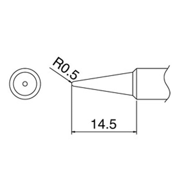 Hakko Solder Tip To Suit FX888D - T18-B