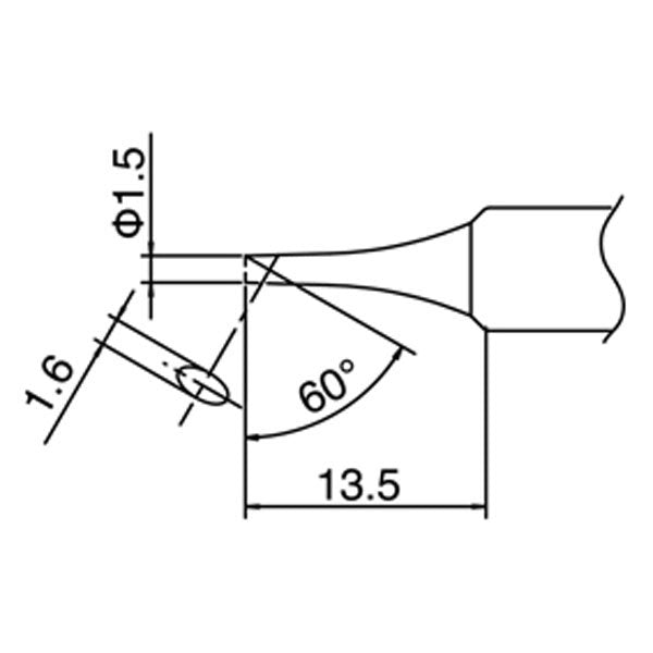 Hakko Solder Tip To Suit FX888D - T18-CF15
