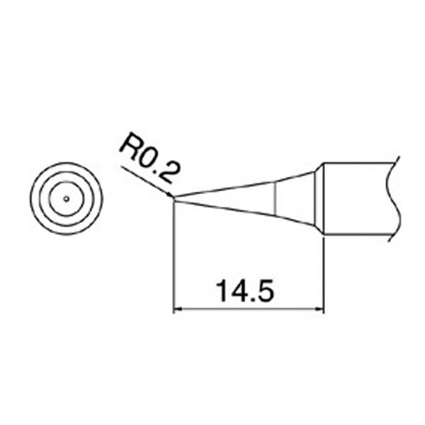 Hakko Solder Tip To Suit FX888D - T18-I