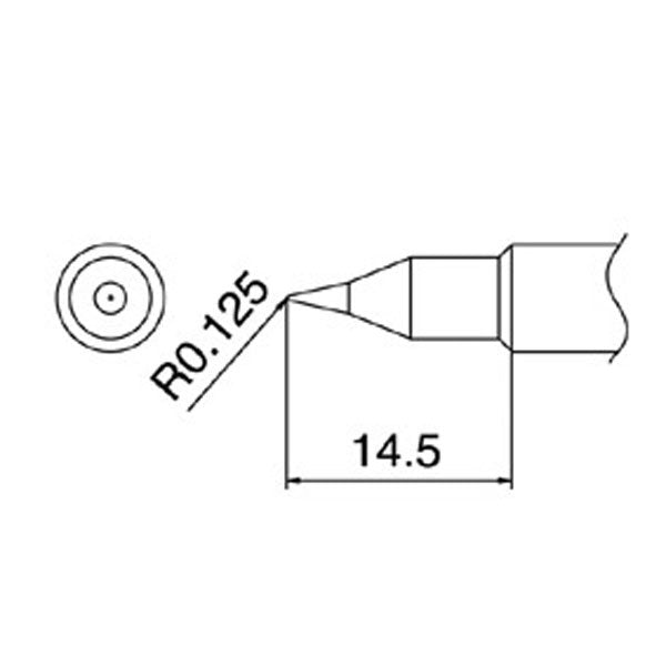 Hakko Solder Tip To Suit FX888D - T18-S4