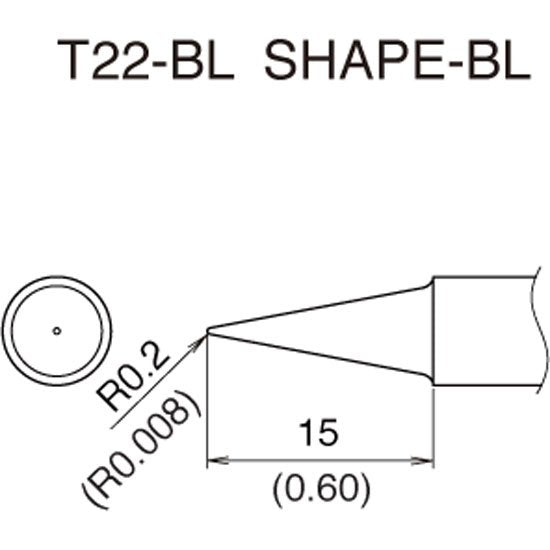 Hakko Soldering Tip Shape BL