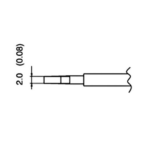 Hakko T9-L2 Chip Parallel Remover Solder Tip
