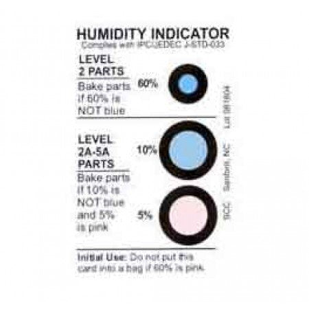 Humidity Indicator Card 5%-10%-60% For Sale Online – Mektronics