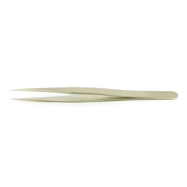 Ideal-Tek Precision Tweezer Nickel Straight Fine 120mm 11.N