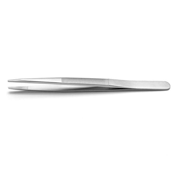 Ideal-Tek General Purpose Tweezer S/Steel Serrated Handles 160mm 121.SA