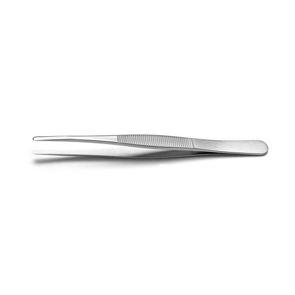Ideal-Tek Flat Tip Precision Tweezer S/Steel Smooth 120mm 125A.SA
