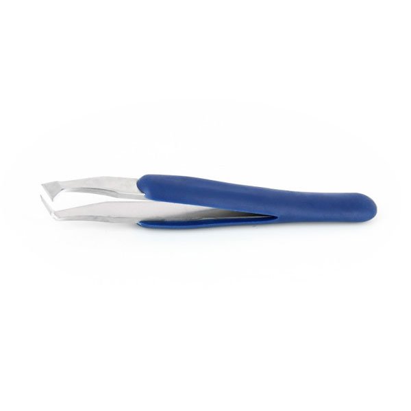 Ideal-Tek ESD Rubber Grip Cutting Tweezers Carbon Steel 115mm 15AGW.C.DR