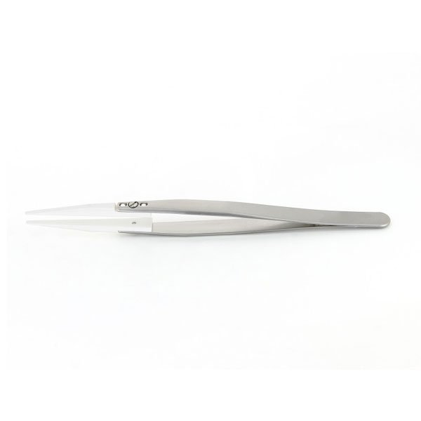 Ideal-Tek Ceramic Replaceable Tip Tweezers S/Steel Straight, Flat, Round  140mm For Sale Online – Mektronics