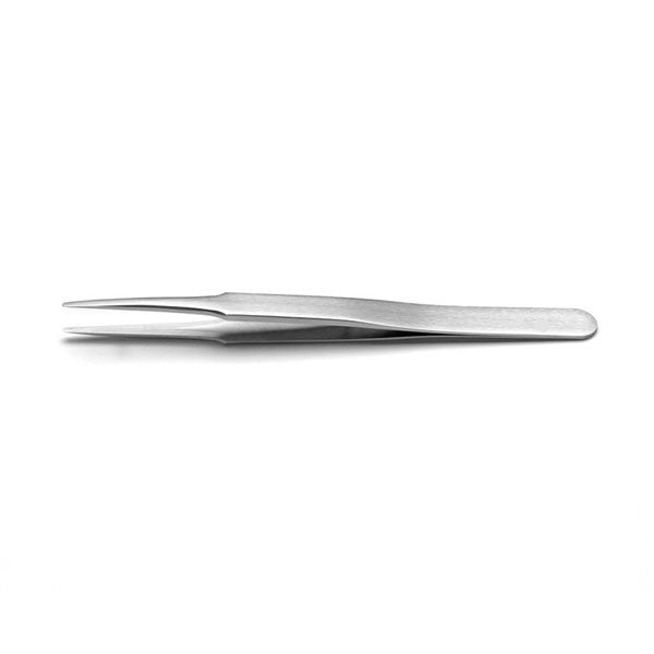 Ideal-Tek Precision Tweezer S/Steel Straight, Flat Round 120mm 2A.SA