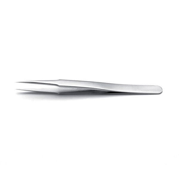 Ideal-Tek Precision Tweezer S/Steel Straight, Sharp, Fine 120mm 2.SA
