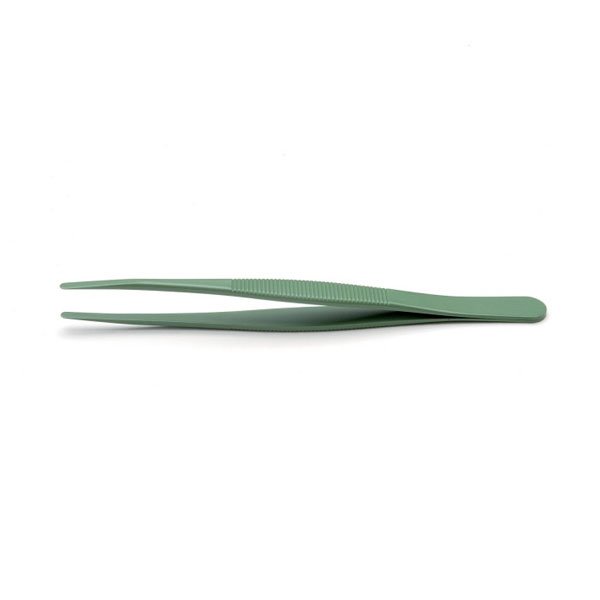 Ideal-Tek General Purpose Teflon Coated Tweezer Serrated Handles 120mm 321.SA.T