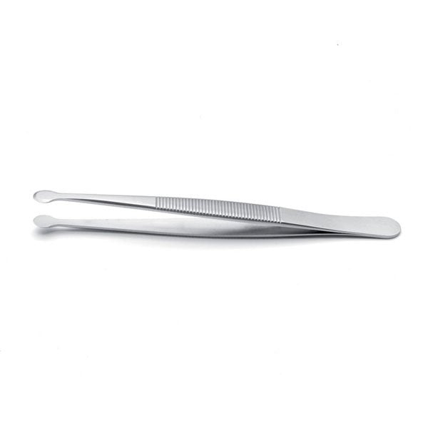 Ideal-Tek Flat Tip Precision Tweezer S/Steel Smooth, Flat & Round Tips 115mm 33A.SA