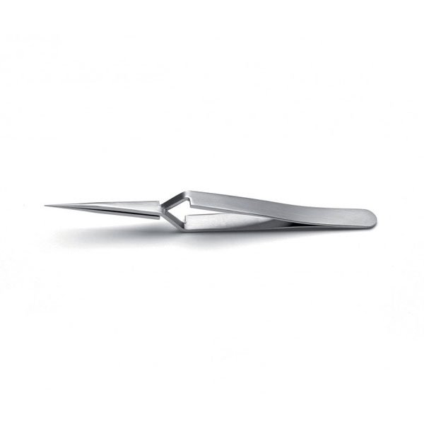 Ideal-Tek Reverse Action Precision Tweezer Straight, Extra Fine 120mm 3X.SA