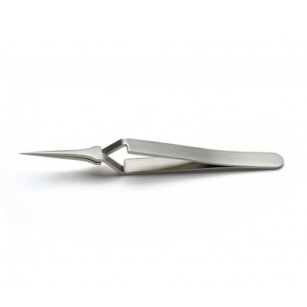 Ideal-Tek Reverse Action Precision Tweezer S/Steel Straight, Extra Fine 107mm 4X.SA