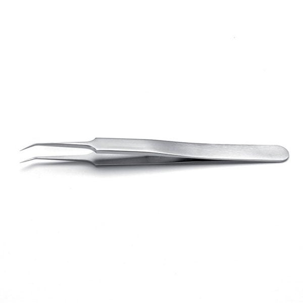 Ideal-Tek Precision Tweezers S/Steel Bent, Extra Fine 110mm 5B.SA