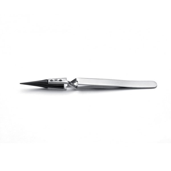Ideal-Tek Plastic Replaceable Tip Tweezers Reverse Action 125mm 5XCFR.SA