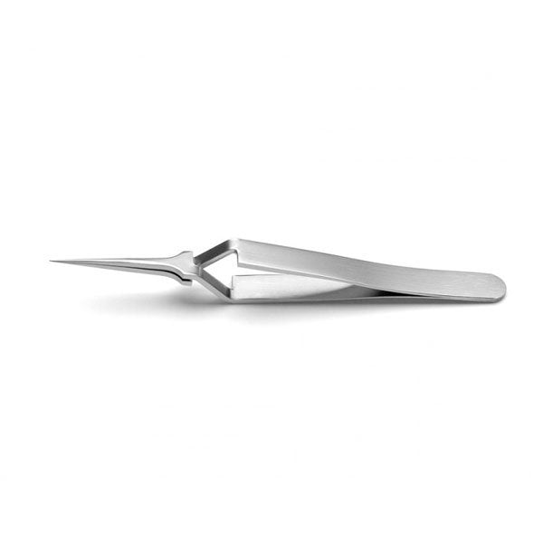 Ideal-Tek Reverse Action Precision Tweezer Straight, Extra Fine 110mm 5X.SA