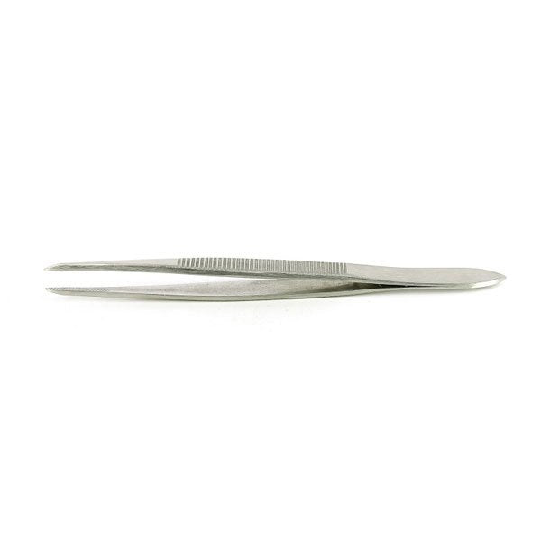 Ideal-Tek General Purpose Tweezer Straight, Blunt, Rhomb Serrated 125mm 647.SA