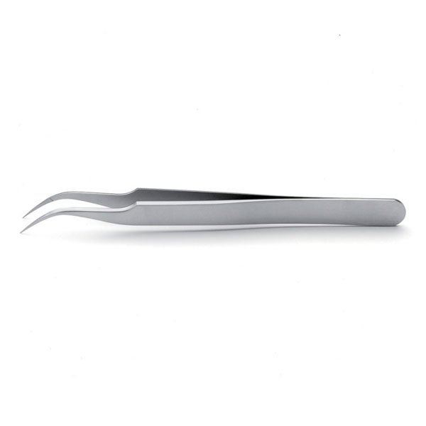 Ideal-Tek Precision Tweezer Very Fine, Curved, Line Serrated 120mm 7B.SA