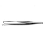 Ideal-Tek Wafer Tweezers SS Top Lip Stepped Bottom Paddle 115mm 85C.SA