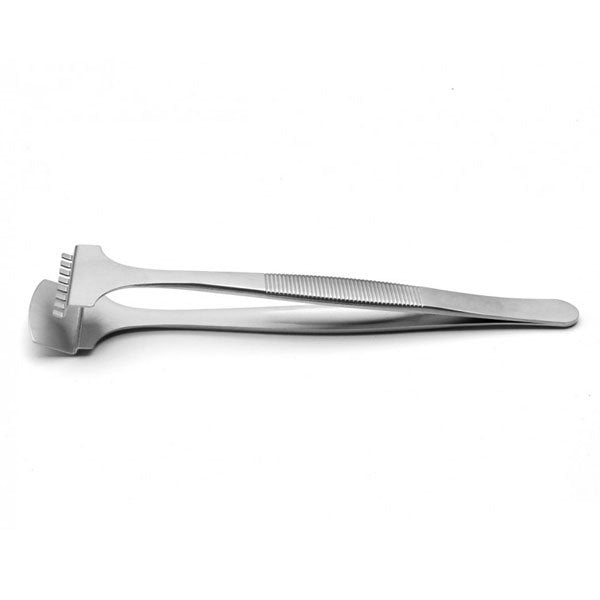 Ideal-Tek Wafer Tweezers SS Top  Fingers Stepped Bottom Paddle 135mm 8WF.SA