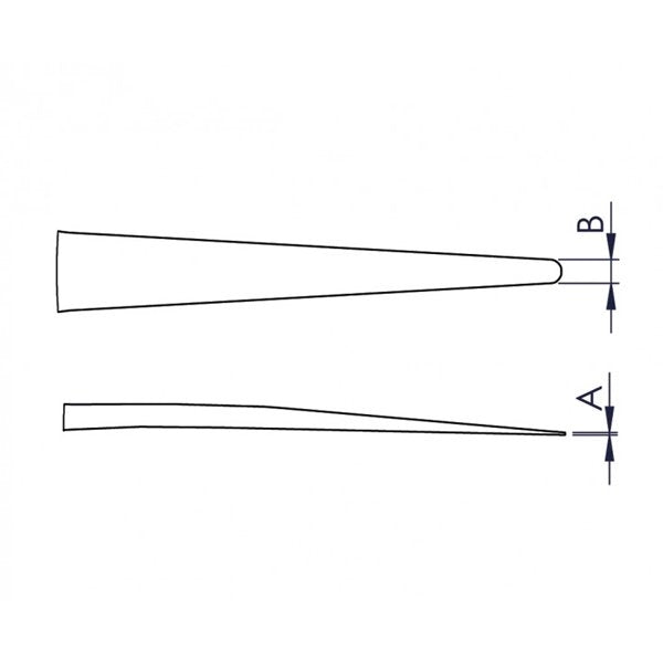 Ideal-Tek 242 Carbon Fiber Replacement Tweezer Tips ESD 40mm A242CF