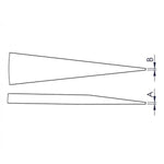 Ideal-Tek Carbon Fiber Replacement Tweezer Tips for 3CFR-SA ESD Safe
