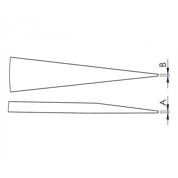 Ideal-Tek Carbon Fiber Replacement Tweezer Tips for 3CFR-SA ESD Safe