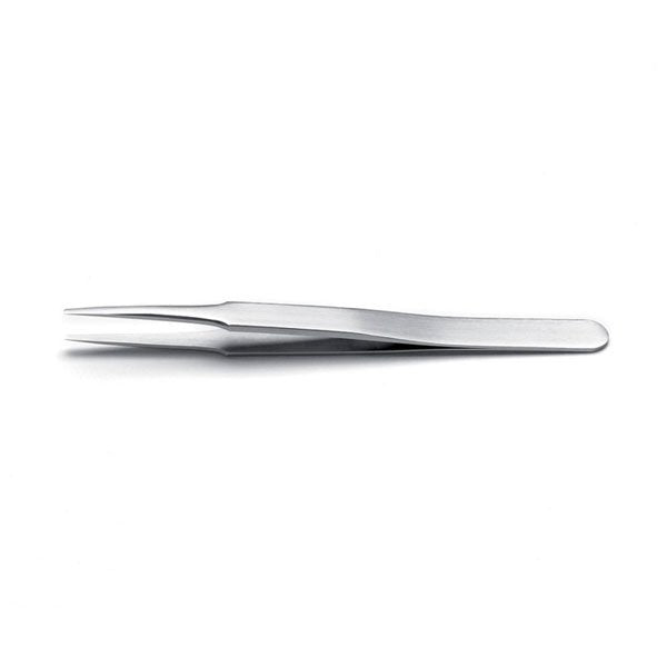 Ideal-Tek Precision Tweezer Straight, Flat, Squared Head, Thin 120mm F.SA