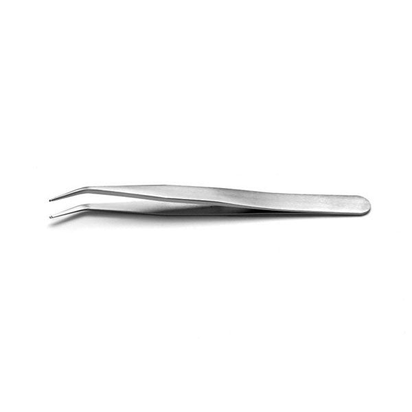Ideal-Tek SMD Tweezers Grooved Tips at 30Â° Angle 115mm SM115.SA