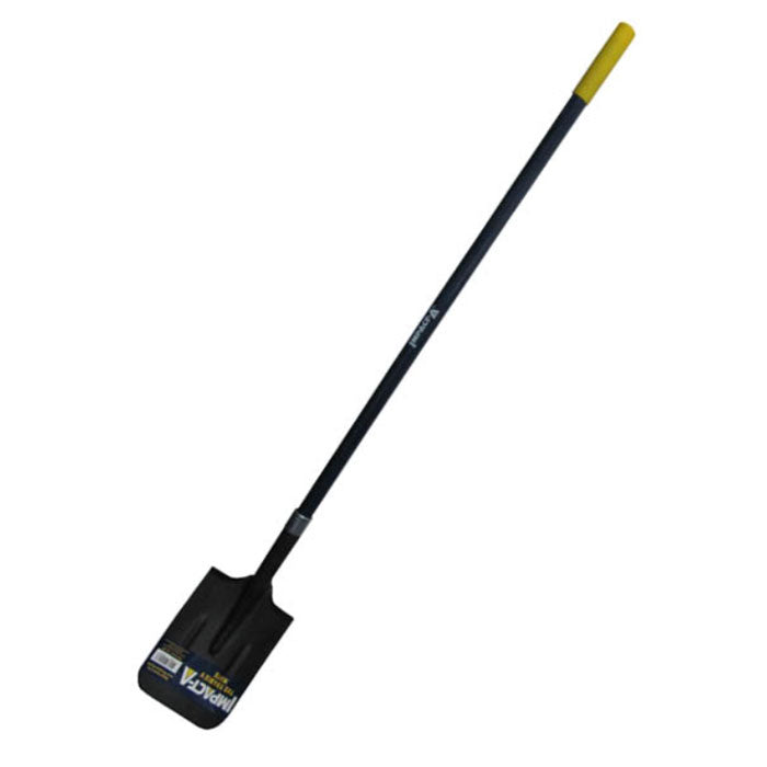 Impact-A 1.2m 6mm Thick Post Hole / Trench Shovel - Fibreglass Handle