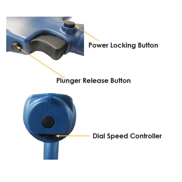 Impact-A Cordless High Flow Sausage Gun Kit (Dial Speed Control) - 600ml