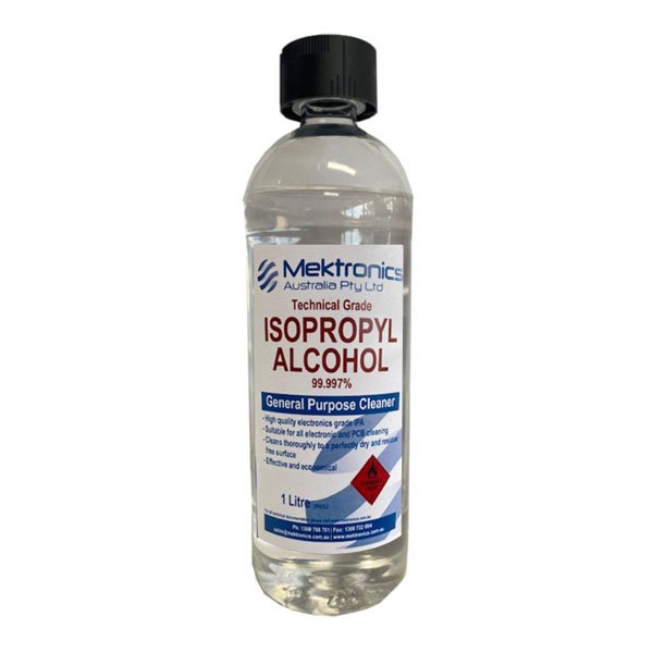 Isopropyl Alcohol 1 litre, IPA Technical Grade, 99.8% Pure Anti-Bacterial