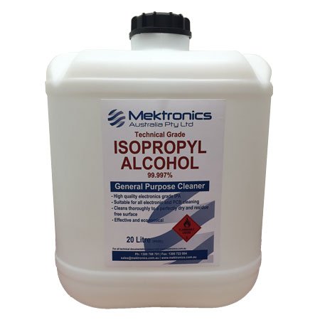 IPA Technical Grade 99.8% Pure, 20L With Tap Isopropyl Alcohol Anti-Bacterial