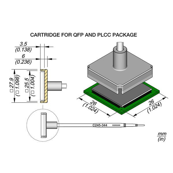 JBC Cartridge QFP 26.0x26.0