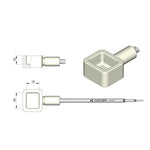JBC Cartridge Ti Pot 15x18 mm.