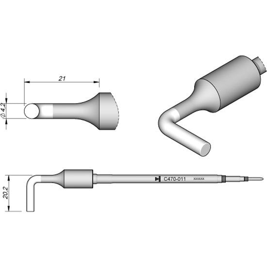 JBC 4.2mm Special Heavy Duty Cartridge Tip