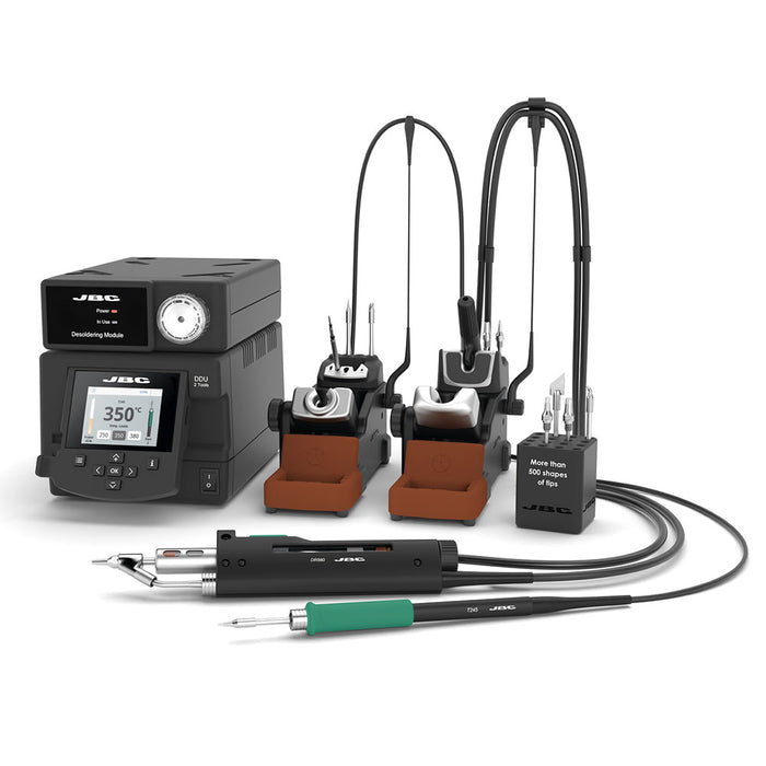 JBC 2 Tools DDU Desoldering Station with Electric Pump 230V (Cartridges Not Included)