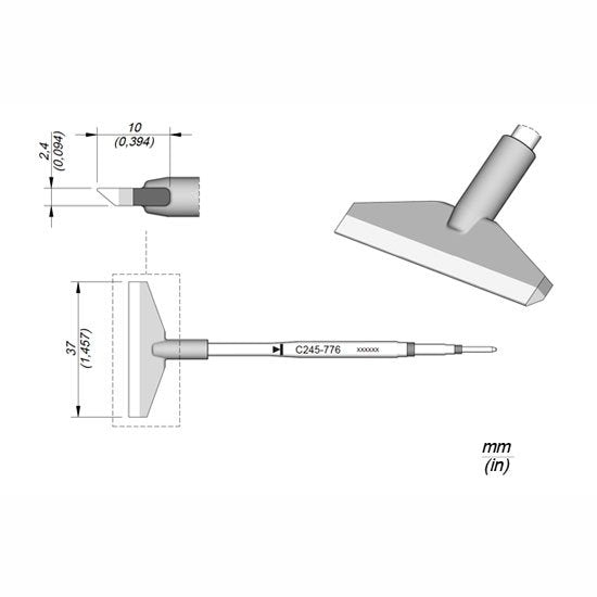 JBC Cartridge Blade 37,0
