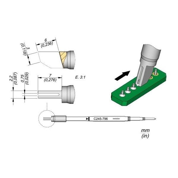 JBC Cartridge Drag 2.2x0.75